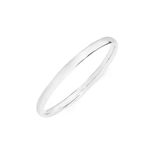 Silver 4x40mm Childs Bangle