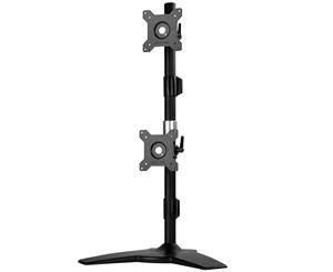 SilverStone ARM24BS Vertical dual LCD monitor desk stand support up to 24" LCD monitor