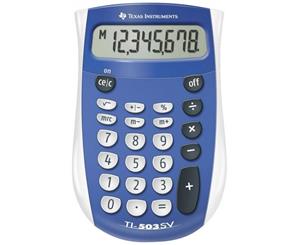 Texas Instruments 503SV/FBL/11E1 TI503SV Pocket Calculator with Large Display