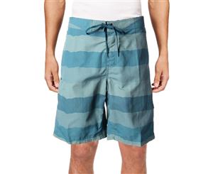Toad & Co. Mens Striped Tie-Front Swim Trunks