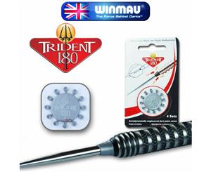 Winmau - Trident 180 Dart Point Cones - Silver
