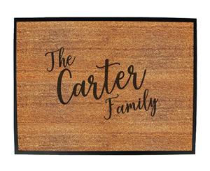 the family carter - Funny Novelty Birthday doormat floor mat floormat
