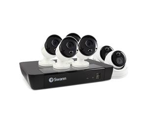 6 Camera 8 Channel 5MP Super HD NVR Security System 2TB HDD Heat & Motion Sensing + Night Vision & Audio
