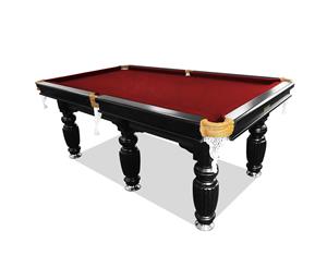 9FT Luxury Burgundy Slate Pool / Snooker / Billiard Table