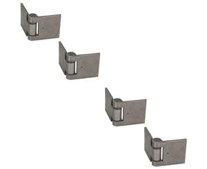 AB Tools 4 Pack Large Steel Butt Hinge Extra Heavy Duty Industrial Quality 76x157mm