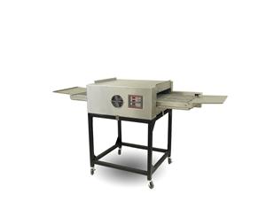 Bakermax Pizza Conveyor Oven With 3 Phase Power Temp Dispaly & Stand 5min/Pizza - Silver