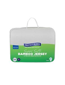 Bamboo Jersey Fitted Mattress Protector Super King