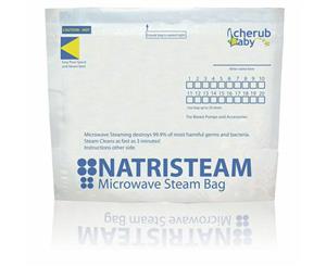 Cherub Baby Natristeam Microwave Steriliser Bags 6-Pack