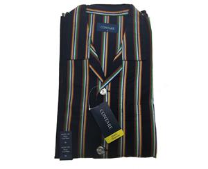 Contare Featherweight Shirt & Shorts Pyjamas Set - Multi Stripe