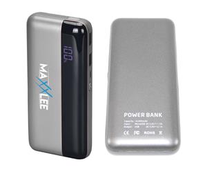 Elinz 16000 mAh Power bank Battery Charger Mobile Portable USB iPhone iPad Fast Charge Silver