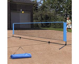 Everfit Portable Sports Net Stand Badminton Volleyball Tennis Soccer 4M 4FT Blue