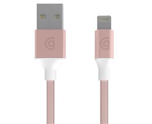 GRIFFIN USB TO LIGHTNING USB PREMIUM BRAIDED CHARGE-SYNC CABLE (3M) - ROSE GOLD