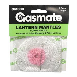 Gasmate Large Gas Lantern Replacement Mantle - 2 Pack