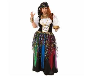 Gypsy Girl Fortune Teller Costume - Adult Plus Size
