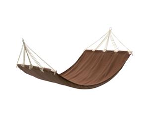 Hammock with Bar Brown Outdoor Travel Camping Swing Chair Hanging Bed
