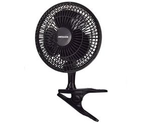 Heller 15cm Desk/Personal/Clip Fan/Tilt/Air Cooling/Cooler Black