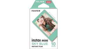 Instax Mini 10-Pack Film - Sky Blue Frame