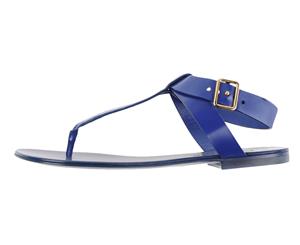 Jil Sander Women's T-Bar Sandal - Bright Blue