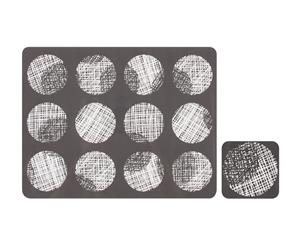 Ladelle Spotto Hardboard Placemats and Coasters