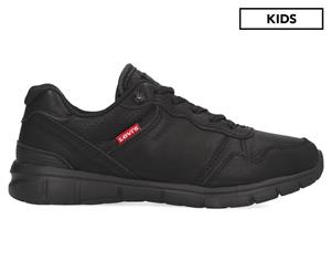 Levi's Boys' Pre-School Colby Burnish Shoes - Black Monochrome