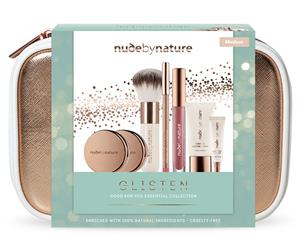 Nude By Nature 8-Piece Glisten Good For You Essential Collection - Medium