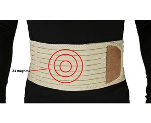 ObboMed Magnetic Heat Lumbar Back Support Belt with Far-Infrared & 24 Magnets