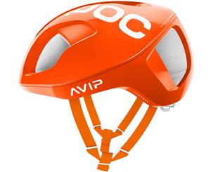 POC Ventral Spin Road Bike Helmet AVIP Zink Orange