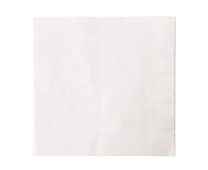 Pack of 5000 White Lunch Napkins 330mm