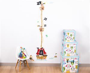 Pirate Ship Height Chart Wall Decals