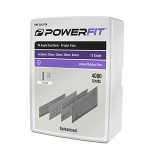 PowerFit DA Angle Brad Nails Project Pack