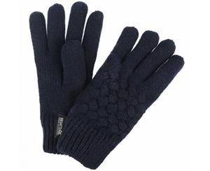 Regatta Childrens/Kids Merle Gloves (Black Blue) - RG3623