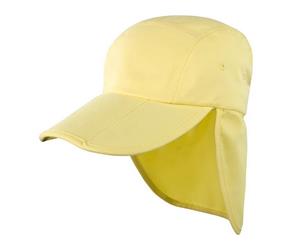 Result Headwear Kids/Childrens Unisex Folding Legionnaire Hat / Cap (Pack Of 2) (Yellow) - BC4350