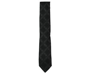 Ryan Seacrest Distinction Mens Pienza Silk Plaid Neck Tie