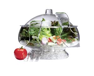 Serroni On Ice Salad Bowl with Dome Lid