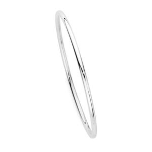 Silver 3x65mm Solid Golf Bangle