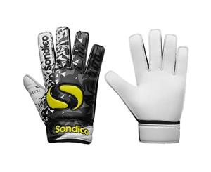 Sondico Kids Match Junior Goalkeeper Gloves - Black/White