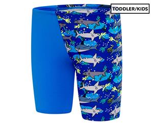 Speedo Toddler/Boys' Shark Herd Jammer Swim Short - Cadet Blue/Shark Herd