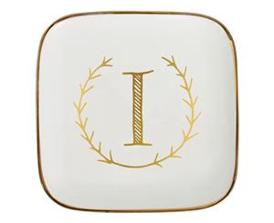 Splosh Alphabet Ceramic Trinket Plate (Letter I)