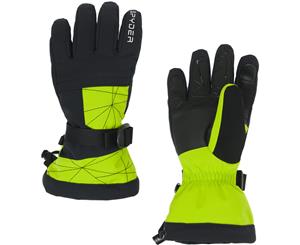 Spyder OVERWEB Gore-Tex Boy's Ski Gloves - lime green - Lime Green