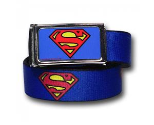 Superman Symbols Blue Kids Web Belt