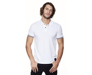 Tommy Hilfiger Men's Heather Badge Regular Fit Polo - Bright White