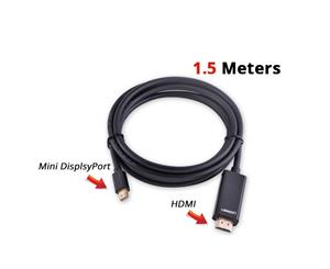 UGREEN MINI DISPLAY MALE TO HDMI 1.5M CABLE -BLACK (10450)