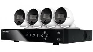Uniden Guardian 8 Channel Ai XVR Security System with 4 Wired Bullet Camera