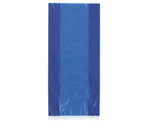 Unique Party Cello Treat Bags With Ties (Pack Of 30) (Royal Blue) - SG5687