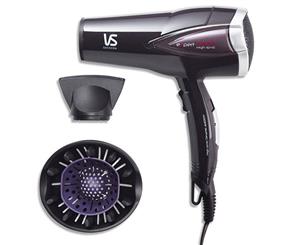 VS Sassoon VSD361A Expert Turbo Hair Dryer/Quiet Hairdyer w/Ceramic Tourmaline