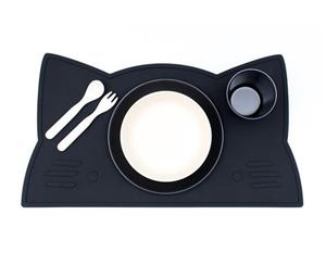 We Might Be Tiny - Kid's Placemat - Pure Black