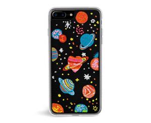 Zero Gravity Cosmos Embroidered Protective Case For iPhone 8 Plus / 7 Plus