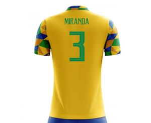 2018-2019 Brazil Home Concept Football Shirt (Miranda 3)