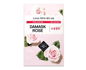 6 Pieces x Etude House 0.2 Therapy Air Mask #Damask Rose - Smoothing & Moisture - Korean Face Mask Sheet