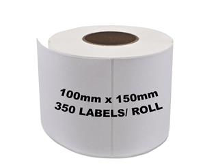 6 Rolls Direct Thermal Printer Compatible Labels 100mm x 150mm 350 Labels/Roll